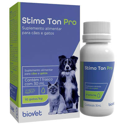 Suplemento Alimentar Biovet Stimo Ton Pro para Cães e Gatos