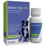 Suplemento Alimentar Biovet Stimo Ton Pro para Cães e Gatos - 30 mL