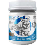 Suplemento Alimentar Soft Care Nutri Bioflora Pet Tab - 30 Tabletes