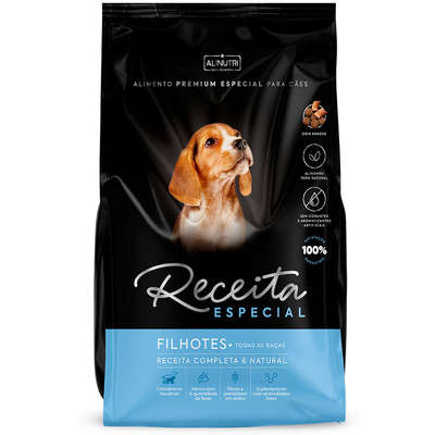Ração Seca Alinutri Receita Especial Premium para Cães Filhotes