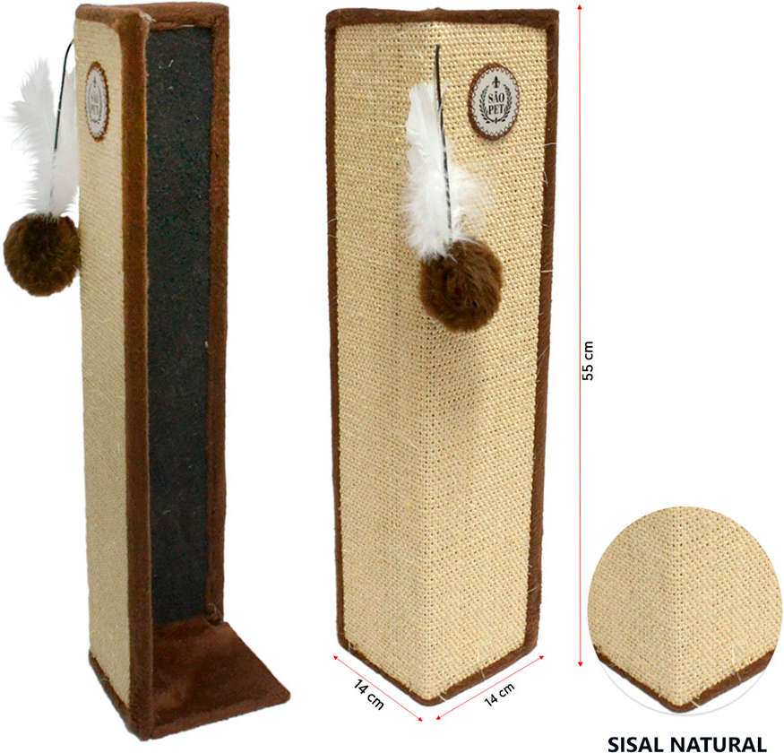 Arranhador São Pet Flap Sisal - Tam. Único