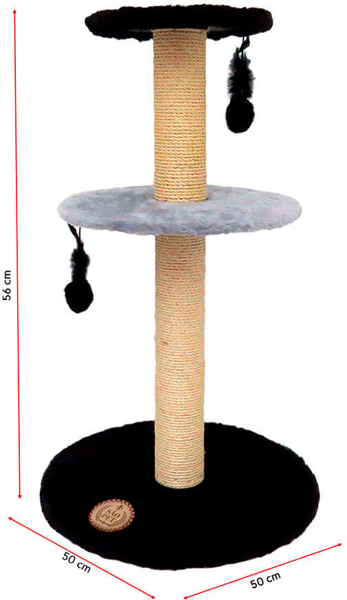 Arranhador São Pet 3 Plataformas - Tam. Único