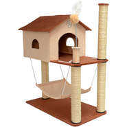 Arranhador São Pet House Marrom - Tam. Único
