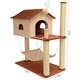 Arranhador São Pet House Marrom
