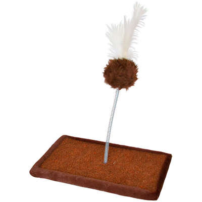 Brinquedo de Carpete São Pet para Gato Marrom