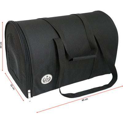 Bolsa de Transporte São Pet São Pet Red Nylon Liso Preta
