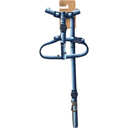 Kit Peitoral H São Pet com Guia Degradê Azul - Tam. G