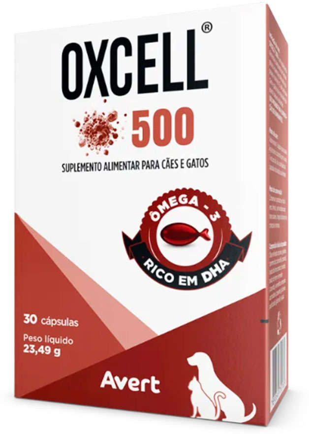 Suplemento Avert Oxcell 30 Cápsulas - Oxcell 500