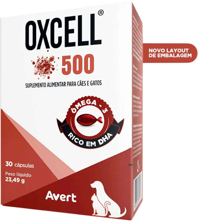 Suplemento Avert Oxcell 30 Cápsulas - Oxcell 500