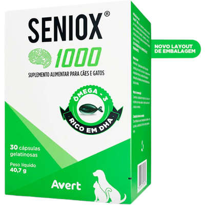 Suplemento Avert Seniox com 30 Cápsulas