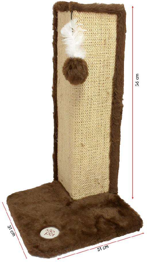 Brinquedo Arranhador São Pet Protector - Marrom
