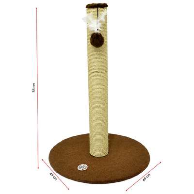 Brinquedo Arranhador Obelisco Marrom