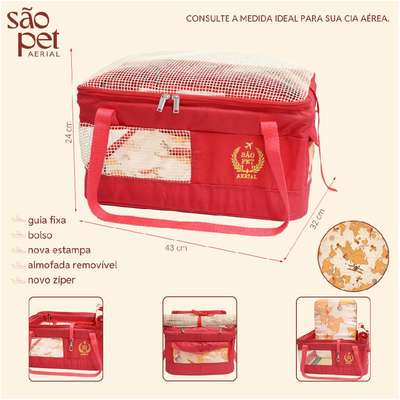 Bolsa de Transporte Aerial Vermelha
