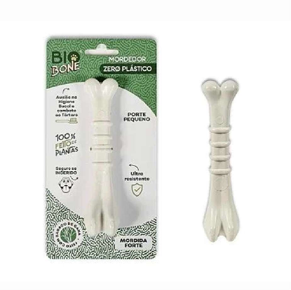 Brinquedo Ossinho Biobone Cana de Açúcar para Mordida Forte - Tam. P