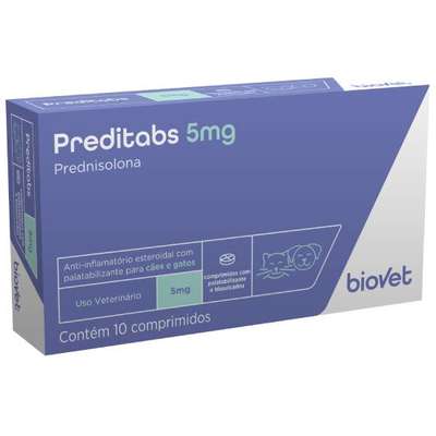 Anti-inflamatório Biovet Preditabs para Cães e Gatos