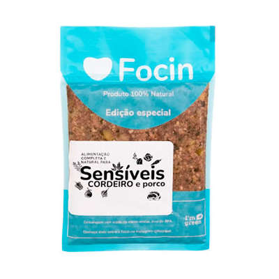 Ração Úmida Focin Alimentação Completa para Cães com Hipersensibilidade Sabor Cordeiro e Porco