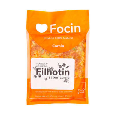 Ração Úmida Focin Alimentação Completa para Cães Filhotes Sabor Carne