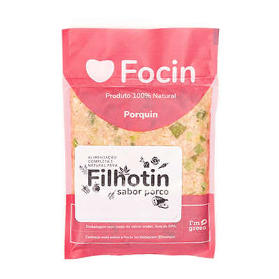Ração Úmida Focin Alimentação Completa para Cães Filhotes Sabor Porco