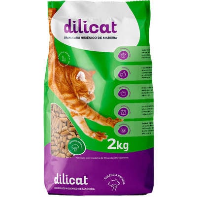 Granulado Higiênico Dilicat de Madeira