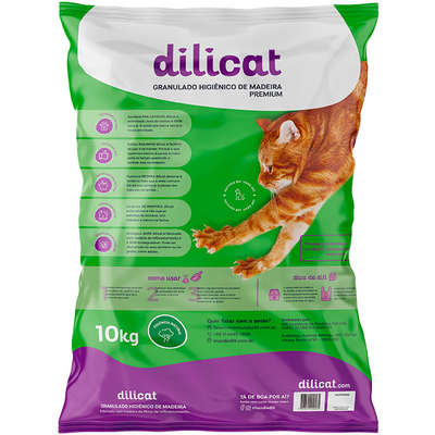 Granulado Higiênico Dilicat de Madeira