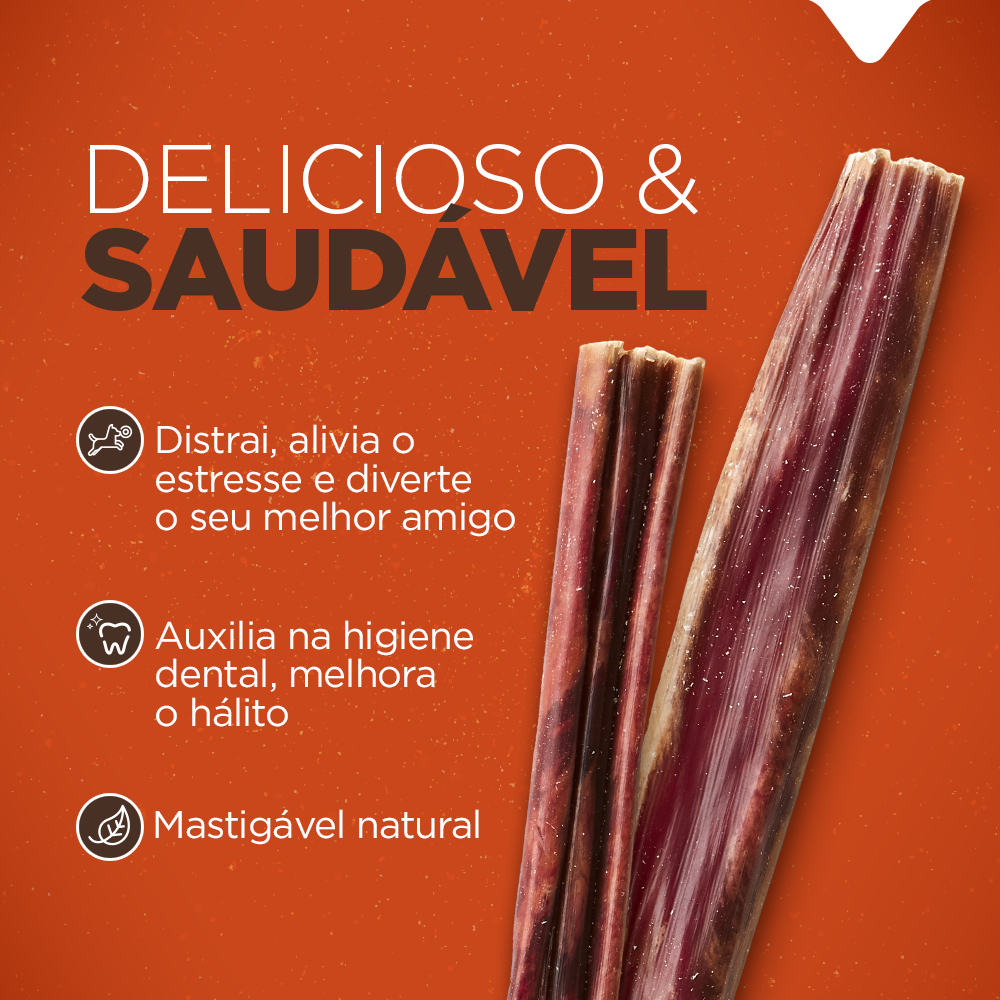 Esôfago Natural Farm para Cães Adultos 6'' - 10 Unidades