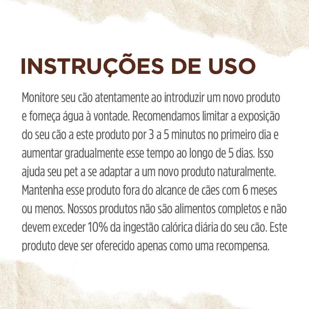 Orelha Natural Farm para Cães Sabor Suíno - 3 Unidades