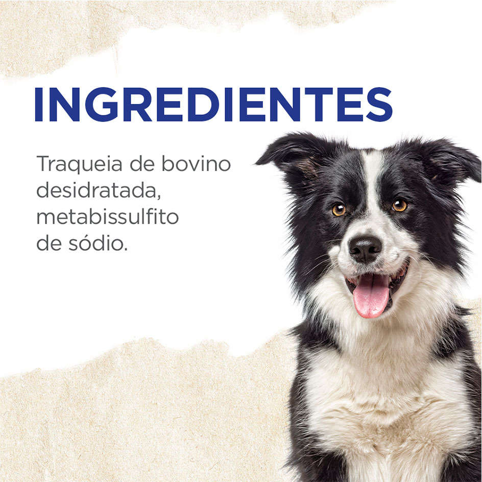 Petisco Natural Farm para Cães Traqueia 12 cm - 3 Unidades