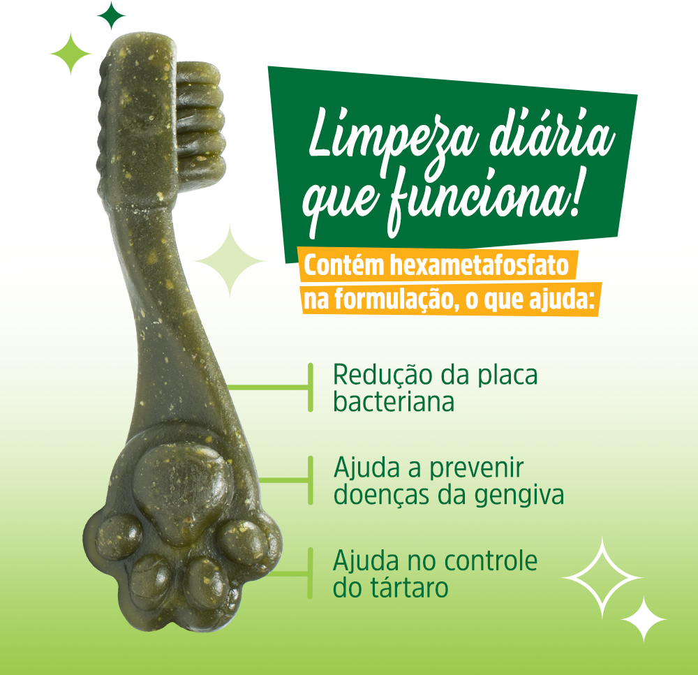 Petisco Dogfy para Cães Adultos Porte Pequeno Sabor Menta - 5 Unidades
