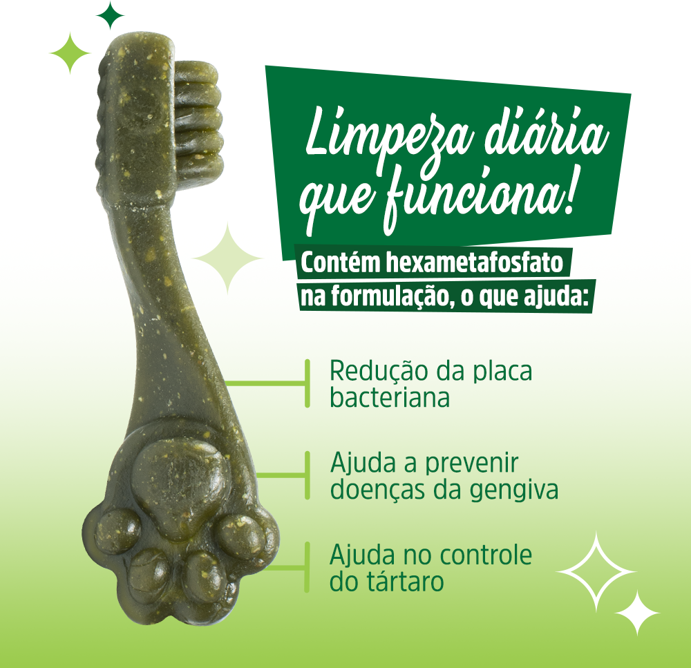 Petisco Dogfy para Cães Adultos Porte Mini Sabor Menta - 7 Unidades
