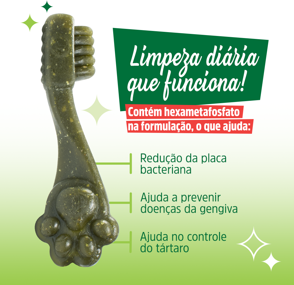 Petisco Dogfy para Cães Adultos Porte Médio Sabor Menta - 3 Unidades