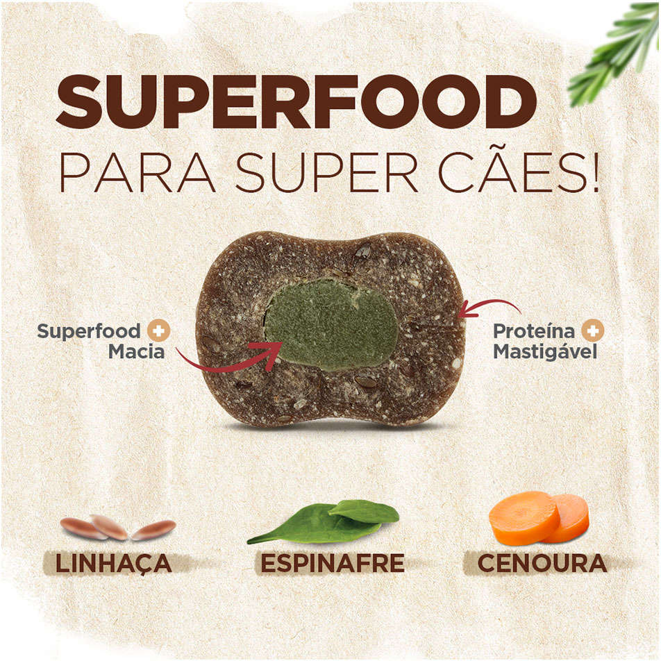 Snack Natural Farm Natbones para Cães Sabor Carne - 340 g