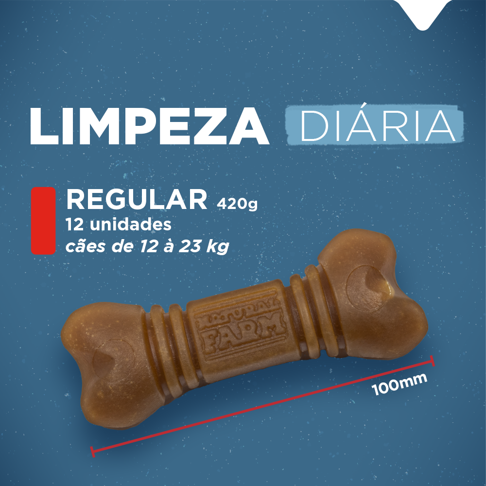 Snack Natural Farm Dental Regular para Cães - 420 g