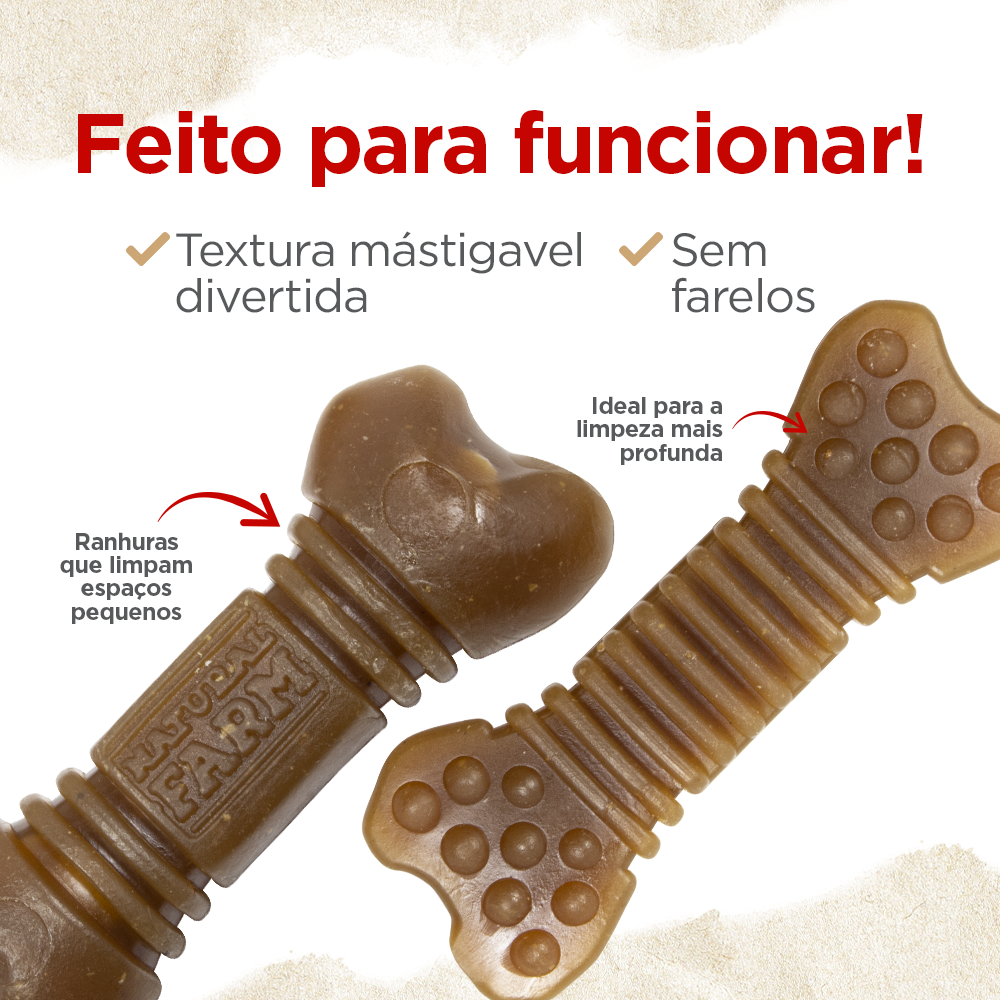 Snack Natural Farm Dental Regular para Cães - 420 g