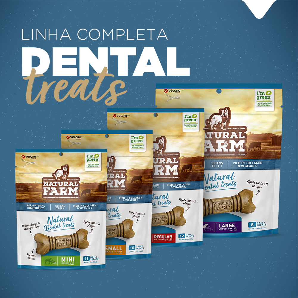 Snack Natural Farm Dental Regular para Cães - 420 g