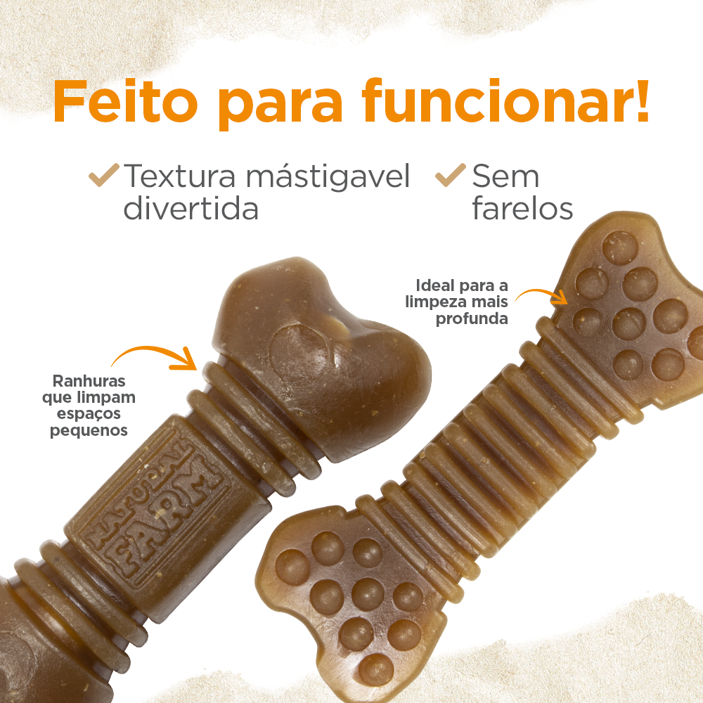 Snack Natural Farm Dental para Cães Porte Pequeno - 210 g