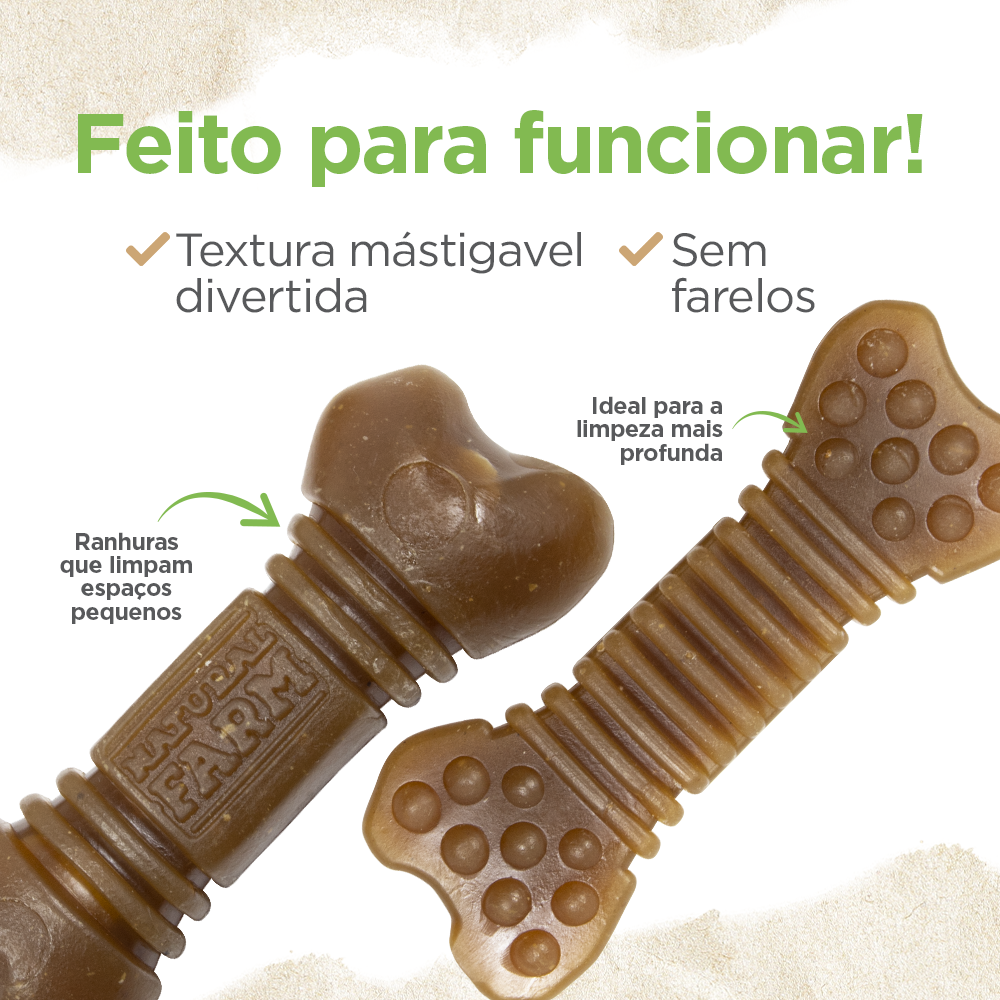 Snack Natural Farm Dental para Cães Porte Mini - 85 g