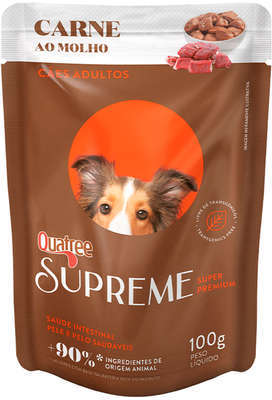 Ração Úmida Quatree Supreme Carne para Cães Adultos - 100 g