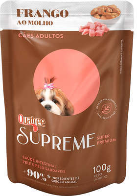 Ração Úmida Quatree Supreme Frango para Cães Adultos - 100 g