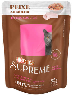 Ração Úmida Quatree Supreme Peixe para Gatos Adultos - 85 g
