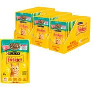 Ração Úmida Nestlé Purina Friskies Atum ao Molho para Gatos Adultos - 85 g - 45 Unidades