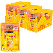 Ração Nestlé Purina Friskies Sachê Salmão ao Molho para Gatos - 85 g - 45 Unidades