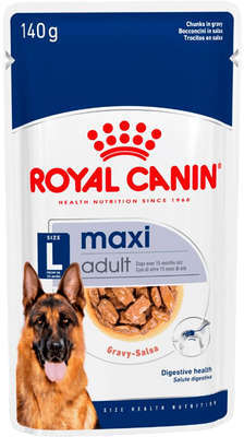 Ração Úmida Royal Canin Sachê Size Health Nutrition Adult Wet para Cães Adultos Raças Grandes - 140 g