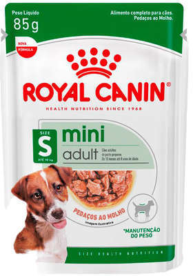 Ração Úmida Royal Canin Sachê Size Health Nutrition Wet para Cães Adultos Raças Pequenas - 85 g