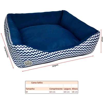Cama São Pet Safira Azul