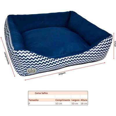 Cama São Pet Safira Azul