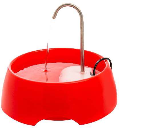 Fonte Bebedouro Amicus Aqua Mini Bivolt - Vermelha