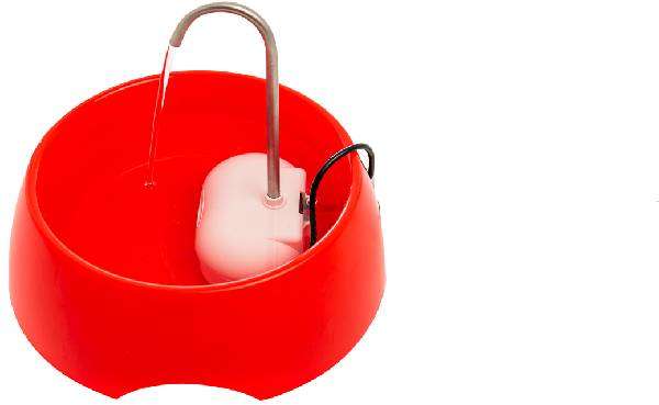 Fonte Bebedouro Amicus Aqua Mini Bivolt - Vermelha