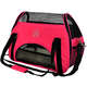 Bolsa de Transporte São Pet Frontal Atenas Nylon 600 Rosa