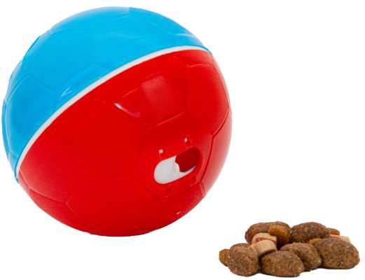 Brinquedo Amicus Crazy Ball Vermelho e Azul para Cães - Tam. P