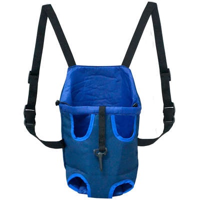 Bolsa de Transporte São Pet Frontal para Pets Azul